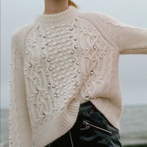 Rag & Bone Jemima Pearl Wool Sweater
